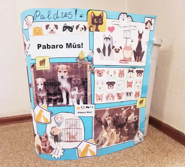 Atbalsta akcijas stūrītis - palīdzība dzīvniekiem
